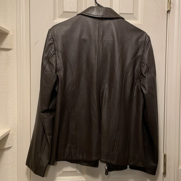 Faux Leather Jacket. - Picture 3 of 4